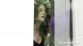 Redhead screams and trembles during a serious anal tryout