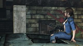 Intense fucking for babe in animation hardcore sex clip
