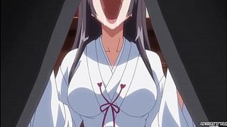 Hentai cartoon with busty and naughty brunette girl who likes a hardcore sex