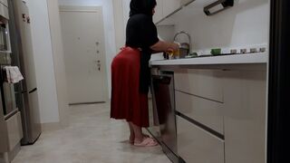When my father is not at home, my stepmom tries to turn me on.