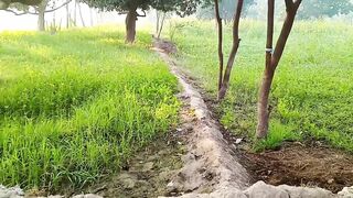 Beautiful garden sex hardcore village