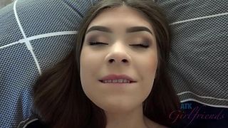 Amateur fucked in the pussy and ass for a complete missionary